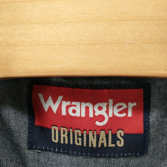 Wrangler Originals Men's Button-Up Flannel Shirt Multi Large Long Sleeve Check - Picture 8 of 12